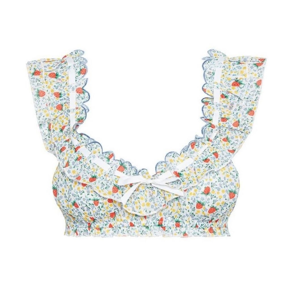 Strawberry Kiss Crop Top By For Love and Lemons